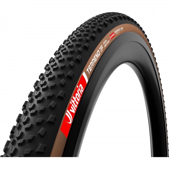 Vittoria Terreno T60 Mixed 700x40c Gravel Endurance Brown G2.0 Tubeless Ready Tyre Vittoria Terreno T60 Mixed 700x40c Gravel Endurance Brown G2.0 Tubeless Ready Tyre