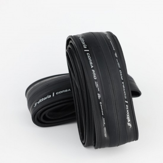 Vittoria Corsa Pro 700x28c Fold TLR Full Black G2.0 Tyre Vittoria Corsa Pro 700x28c Fold TLR Full Black G2.0 Tyre