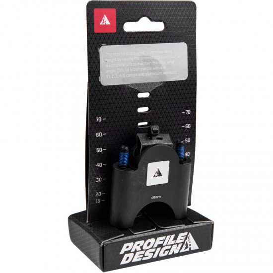 Profile Design Clip On Aerobar Riser Kit - 20mm Profile Design Clip On Aerobar Riser Kit - 20mm