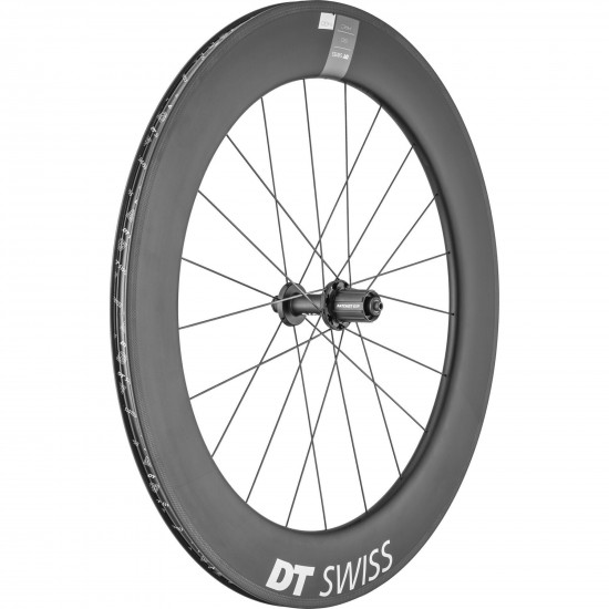DT Swiss ARC 1400 DICUT wheel, carbon clincher 80 x 17 mm rim, rear DT Swiss ARC 1400 DICUT wheel, carbon clincher 80 x 17 mm rim, rear