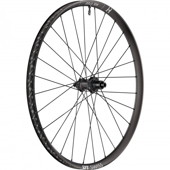 DT Swiss HX 1700 wheel, 30 mm rim, 12 x 148 mm axle, DEG DF, 27.5 inch rear MICRO SPLINE