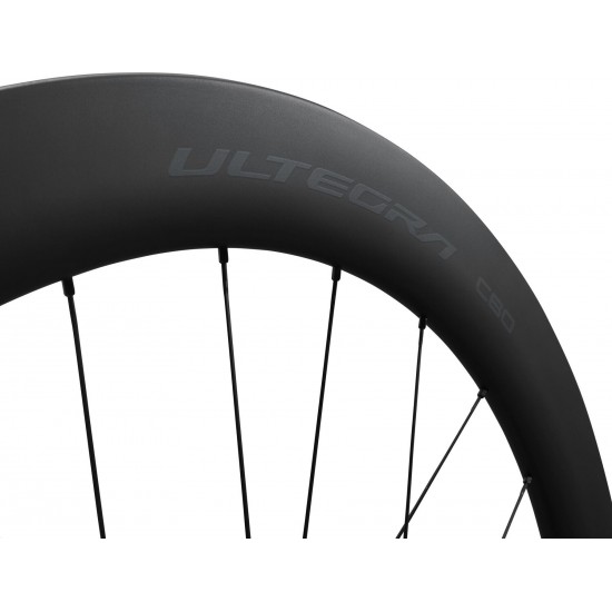 Shimano WH-R8170-C60-TL Ultegra disc Carbon clincher 60 mm, front 12x100 mm Shimano WH-R8170-C60-TL Ultegra disc Carbon clincher 60 mm, front 12x100 mm