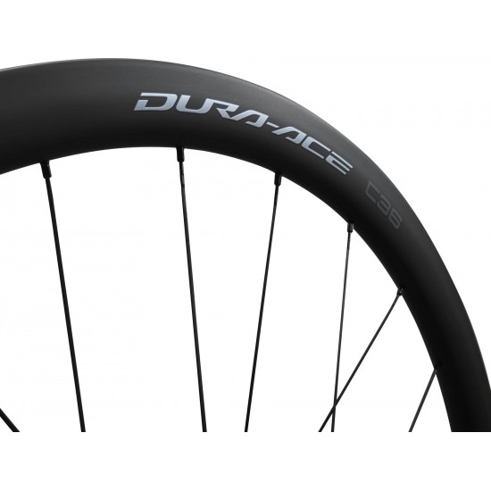 Shimano WH-R9270-C36-TL Dura-Ace disc Carbon clincher 36 mm, front 12x100 mm Shimano WH-R9270-C36-TL Dura-Ace disc Carbon clincher 36 mm, front 12x100 mm