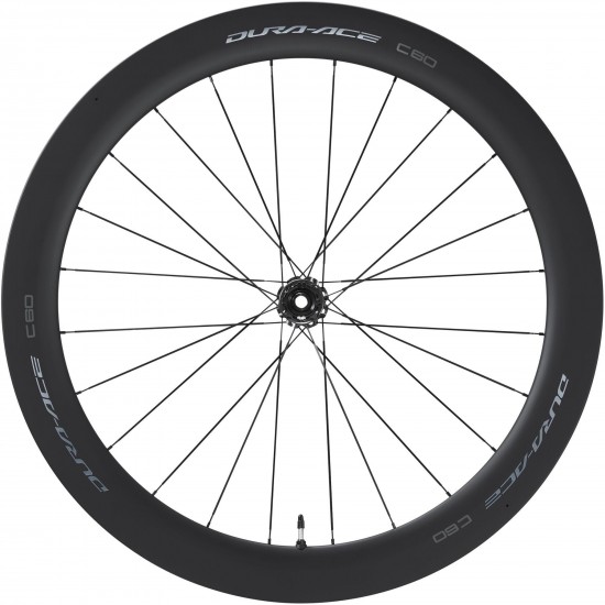 Shimano WH-R9270-C60-TL Dura-Ace disc Carbon clincher 60 mm, front 12x100 mm Shimano WH-R9270-C60-TL Dura-Ace disc Carbon clincher 60 mm, front 12x100 mm