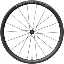 Shimano WH-R9370-C36-TL Dura-Ace CL/disc Carbon clincher 36 mm, front 12x100 mm Shimano WH-R9370-C36-TL Dura-Ace CL/disc Carbon clincher 36 mm, front 12x100 mm