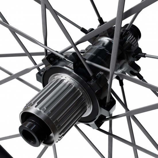 Shimano WH-R9370-C60-TL Dura-Ace CL/disc Carbon clincher 60 mm, 12-speed L2 rear 12x142