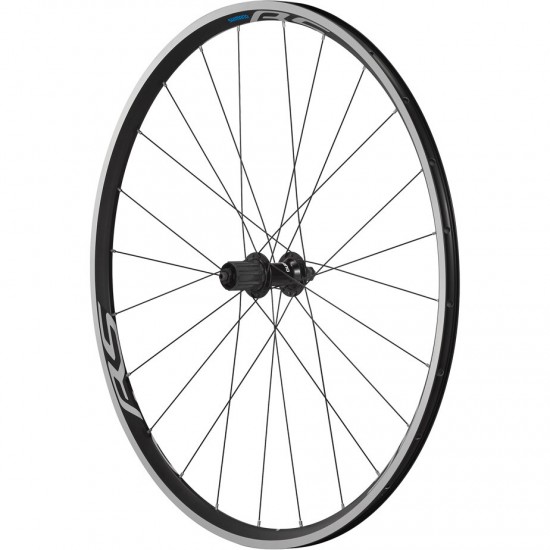 Shimano WH-RS100 clincher wheel, 9/10/11-speed, 130 mm Q/R axle, rear, black