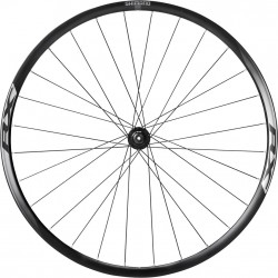 Shimano WH-RX010 Disc Road Wheel, Clincher 24 mm, Black, Front Shimano WH-RX010 Disc Road Wheel, Clincher 24 mm, Black, Front