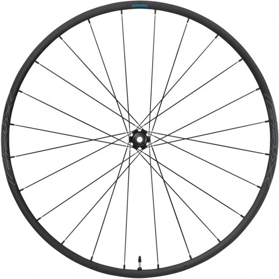Shimano WH-RX570 700C wheel, 12x100mm E-thru, Center Lock disc, black, front
