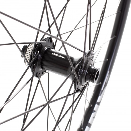 M Part Gravel Front Wheel Shimano TC500 CL Hub TA 100x12 700c Sniper 24 Rim black.jpg M Part Gravel Front Wheel Shimano TC500 CL Hub TA 100x12 700c Sniper 24 Rim black.jpg
