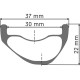 DT Swiss XMC 1500, 30 mm rim, BOOST axle, 29 inch front