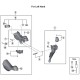Shimano ST-6800 bracket covers, black pair Shimano ST-6800 bracket covers, black pair