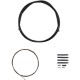 Shimano MTB gear cable set for rear only, Polymer coated stainless steel inner, black