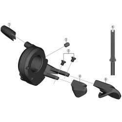 Shimano SW-M9050 B lever, right Shimano SW-M9050 B lever, right
