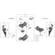 Shimano ST-9100 Bracket Covers, Pair Shimano ST-9100 Bracket Covers, Pair