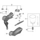 Shimano ST-R8070 bracket covers, pair Shimano ST-R8070 bracket covers, pair