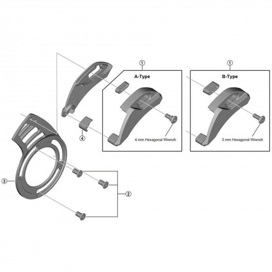 Shimano SM-CDE70 back plate 36T Shimano SM-CDE70 back plate 36T