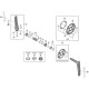 Shimano FC-M8100 left hand crank arm unit, 165 mm Shimano FC-M8100 left hand crank arm unit, 165 mm