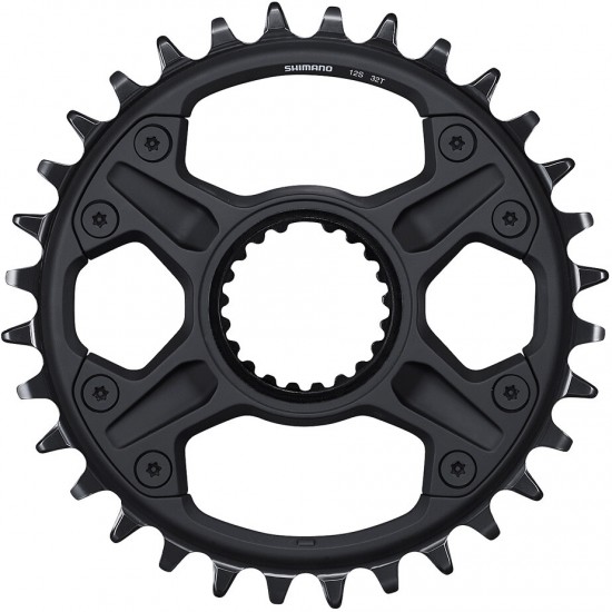 Shimano FC-M6100-1 Deore 12 speed single chainring, 32T Shimano FC-M6100-1 Deore 12 speed single chainring, 32T