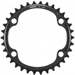 Shimano FC-R9200 Dura Ace 12 speed inner chainring, 34T-NK for 50/34T Shimano FC-R9200 Dura Ace 12 speed inner chainring, 34T-NK for 50/34T