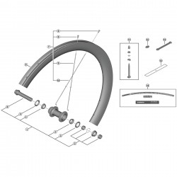 Shimano WH-RS710-C32-TL-F ball retainer, 5/32"