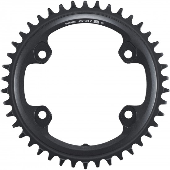 Shimano FC-RX820-1 GRX 12 speed single 1X chainring, 42T Shimano FC-RX820-1 GRX 12 speed single 1X chainring, 42T
