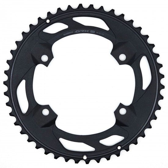 Shimano FC-RX610-2 GRX 12 speed double outer chainring 46T-NS, for 46-30T Shimano FC-RX610-2 GRX 12 speed double outer chainring 46T-NS, for 46-30T