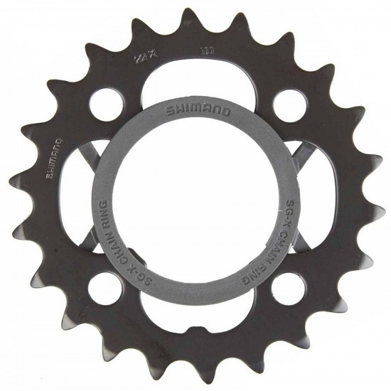 Shimano FC-M361 Acera 7/8 speed inner chainring and protector, 22T, black
