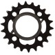 Shimano FC-M391 Acera 9 speed inner chainring, 22T, black with chain protector