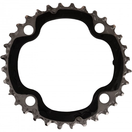 Shimano FC-T521 10 speed triple middle  chainring 32T-AE, black