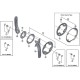 Shimano FC-M4000 Alivio 9 speed triple inner chainring 22T + chain protector