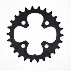 Shimano FC-T4010 Alivio 9 speed triple inner chainring, 26T with chain protector