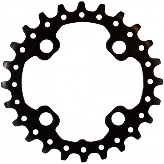 Shimano FC-M617 Deore 10 speed double inner chainring, 24T-AZ Shimano FC-M617 Deore 10 speed double inner chainring, 24T-AZ