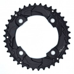 Shimano FC-M617 Deore 10 speed double outer chainring, 38T-AZ