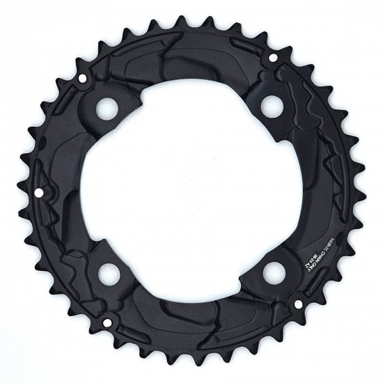 Shimano FC-M617 Deore 10 speed double outer chainring, 38T-AZ