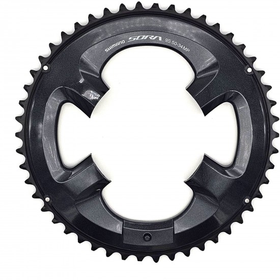 Shimano FC-R3000 Sora 9 speed double outer chainring 50T-MP for 50-34T