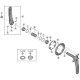 Shimano FC-M7000-2 Deore 11 speed double outer chainring 36T-BC for 36-26T