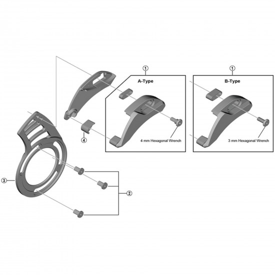 Shimano SM-CDE80 back plate 36T Shimano SM-CDE80 back plate 36T