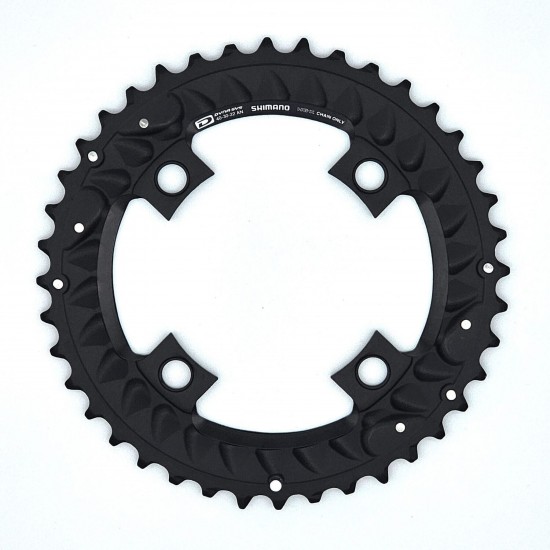 Shimano FC-M6000 Deore 10 speed triple outer chainring 40T-AN, black