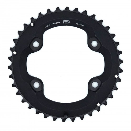 Shimano FC-M6000-2 Deore 10 speed outer chainring, 38T-BG for 38-28T Shimano FC-M6000-2 Deore 10 speed outer chainring, 38T-BG for 38-28T