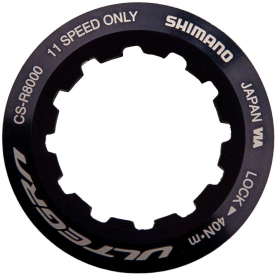 Shimano CS-R8000 lock ring and spacer Shimano CS-R8000 lock ring and spacer