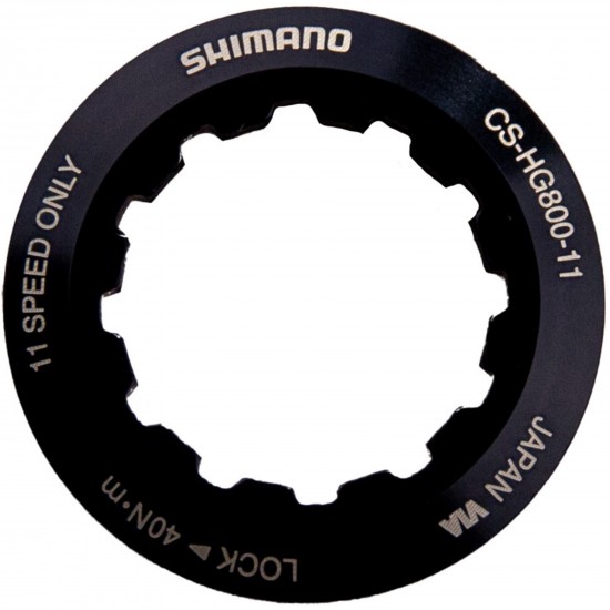 Shimano CS-HG800-11 lock ring and spacer Shimano CS-HG800-11 lock ring and spacer