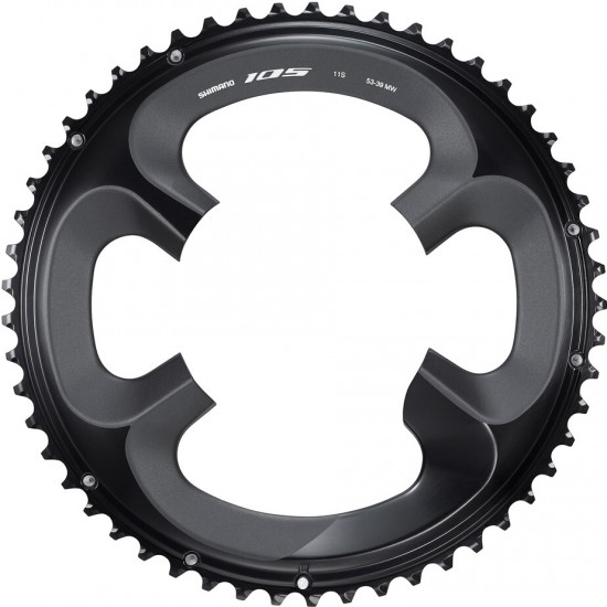 Shimano FC-R7000 105 11 speed outer chainring, 53T-MW, black