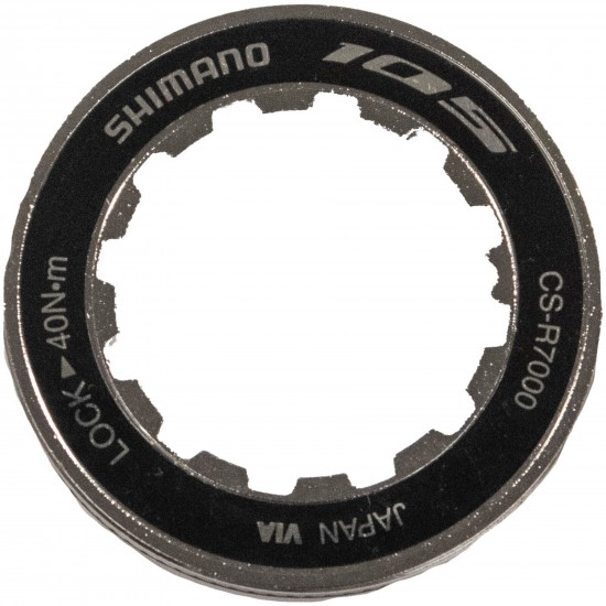 Shimano CS-R7000 lock ring and spacer Shimano CS-R7000 lock ring and spacer