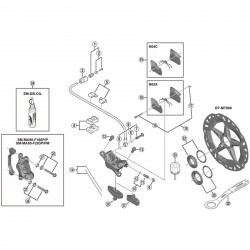 Shimano BR-M9120 Banjo bolt and O-ring