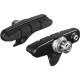 Shimano R55C4 Ultegra R8100 cartridge brake shoe calliper mount, alloy rim, black, pair