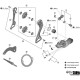 Shimano RD-R7150 105 rear mech pulley set Shimano RD-R7150 105 rear mech pulley set