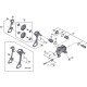 Shimano Tiagra RD-4700 tension and guide pulley set Shimano Tiagra RD-4700 tension and guide pulley set