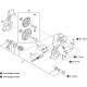 Shimano RD-M310 tension and guide pulley set