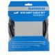 Shimano MTB gear cable set with stainless steel inner wire, black Shimano MTB gear cable set with stainless steel inner wire, black